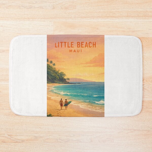 Item preview, Little Beach Maui Hawaii Tropical Coast and Pacific Ocean Sunset designed and sold by Places On Earth.