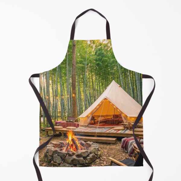 Item preview, Cozy Tent Glamping in Bamboo Forest designed and sold by Adventure Ambience Studio.
