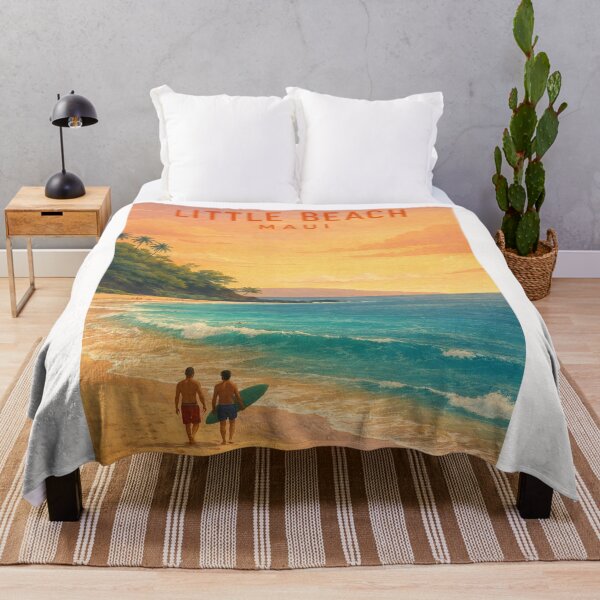 Item preview, Little Beach Maui Hawaii Tropical Coast and Pacific Ocean Sunset designed and sold by Places On Earth.