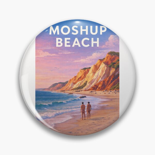 Item preview, Moshup Beach Aquinnah Martha's Vineyard Coastal Cliffs and Atlantic Shore designed and sold by Places On Earth.