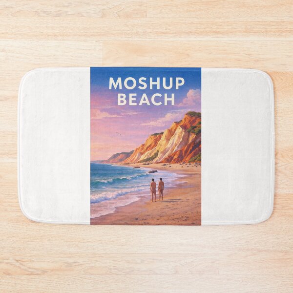 Item preview, Moshup Beach Aquinnah Martha's Vineyard Coastal Cliffs and Atlantic Shore designed and sold by Places On Earth.