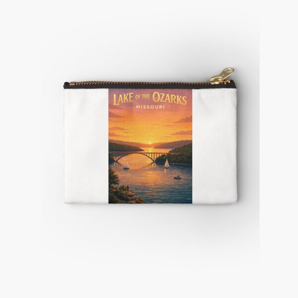 Item preview, Lake of the Ozarks Missouri Sunset over Bagnell Dam and Osage River designed and sold by Places On Earth.