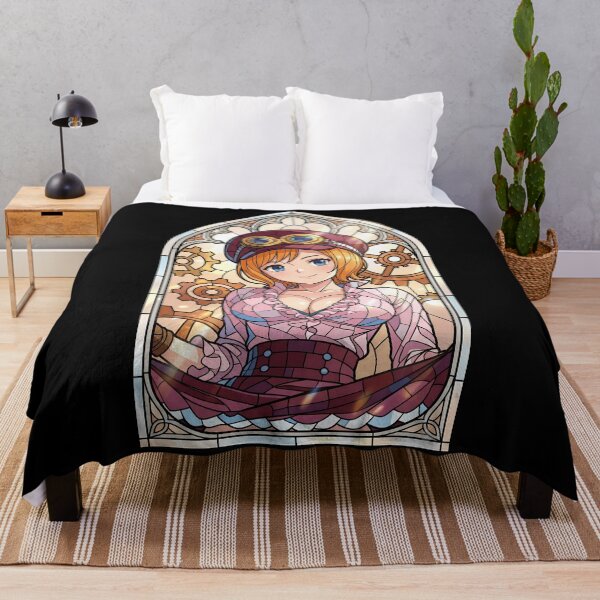 Item preview, Koala One Piece Golden Gear Stained Glass Anime Girl designed and sold by mildaclairmo.