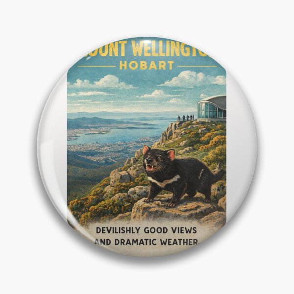 Item preview, Mount Wellington Hobart Tasmania with Kunanyi Summit and Derwent River Views designed and sold by Places On Earth.