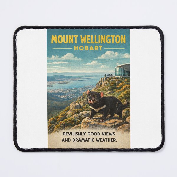 Item preview, Mount Wellington Hobart Tasmania with Kunanyi Summit and Derwent River Views designed and sold by Places On Earth.
