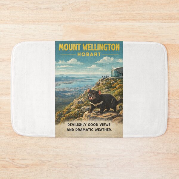 Item preview, Mount Wellington Hobart Tasmania with Kunanyi Summit and Derwent River Views designed and sold by Places On Earth.