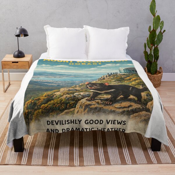 Item preview, Mount Wellington Hobart Tasmania with Kunanyi Summit and Derwent River Views designed and sold by Places On Earth.