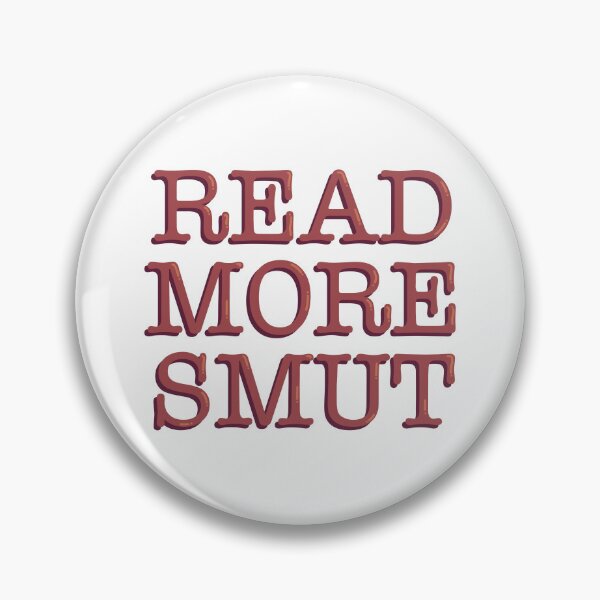 Item preview, Read More Smut Funny Bookish Reader Quote Typography Sticker designed and sold by alexmaushaus.