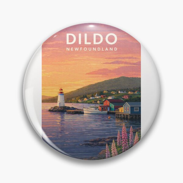 Item preview, Dildo Newfoundland Coastal Harbour Lighthouse and Trinity Bay Village designed and sold by Places On Earth.