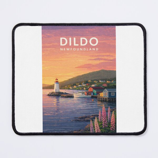 Item preview, Dildo Newfoundland Coastal Harbour Lighthouse and Trinity Bay Village designed and sold by Places On Earth.