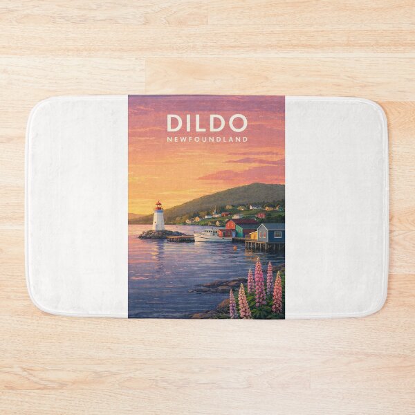 Item preview, Dildo Newfoundland Coastal Harbour Lighthouse and Trinity Bay Village designed and sold by Places On Earth.