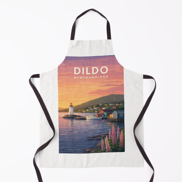 Item preview, Dildo Newfoundland Coastal Harbour Lighthouse and Trinity Bay Village designed and sold by Places On Earth.