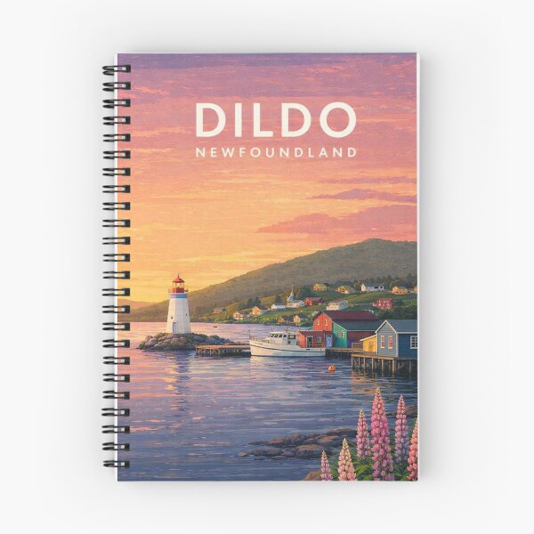 Item preview, Dildo Newfoundland Coastal Harbour Lighthouse and Trinity Bay Village designed and sold by Places On Earth.