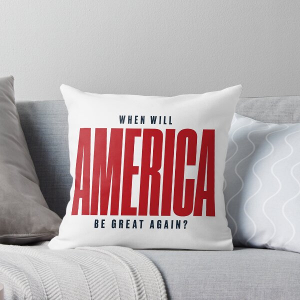 Item preview, When Will America Be Great Again? Minimalist Political Statement designed and sold by Vibrantdream.