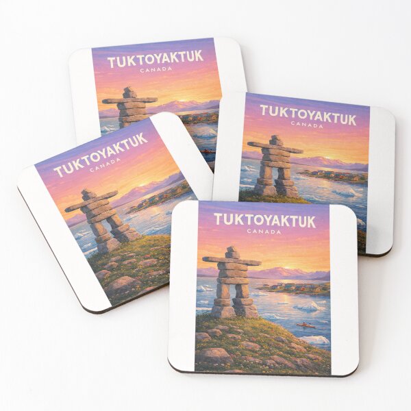 Item preview, Tuktoyaktuk Northwest Territories Arctic Ocean Inuit Landmark Canada designed and sold by Places On Earth.