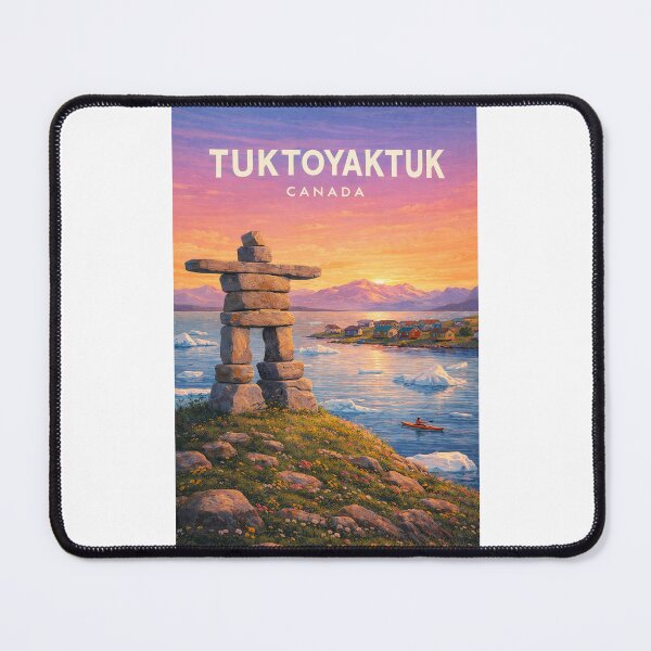 Item preview, Tuktoyaktuk Northwest Territories Arctic Ocean Inuit Landmark Canada designed and sold by Places On Earth.