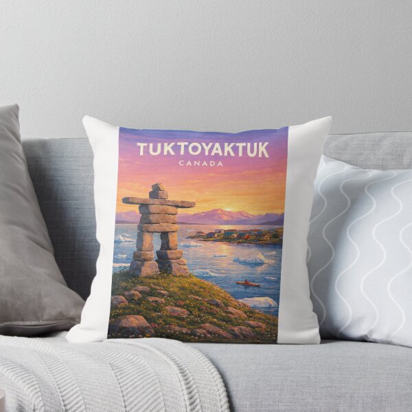 Item preview, Tuktoyaktuk Northwest Territories Arctic Ocean Inuit Landmark Canada designed and sold by Places On Earth.