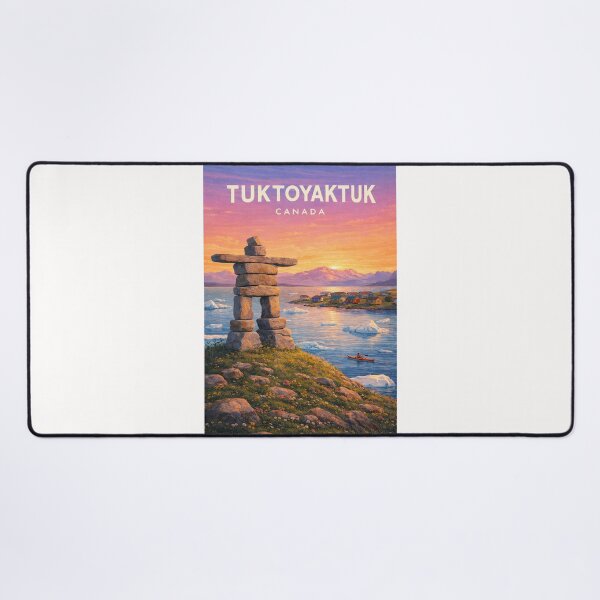 Item preview, Tuktoyaktuk Northwest Territories Arctic Ocean Inuit Landmark Canada designed and sold by Places On Earth.