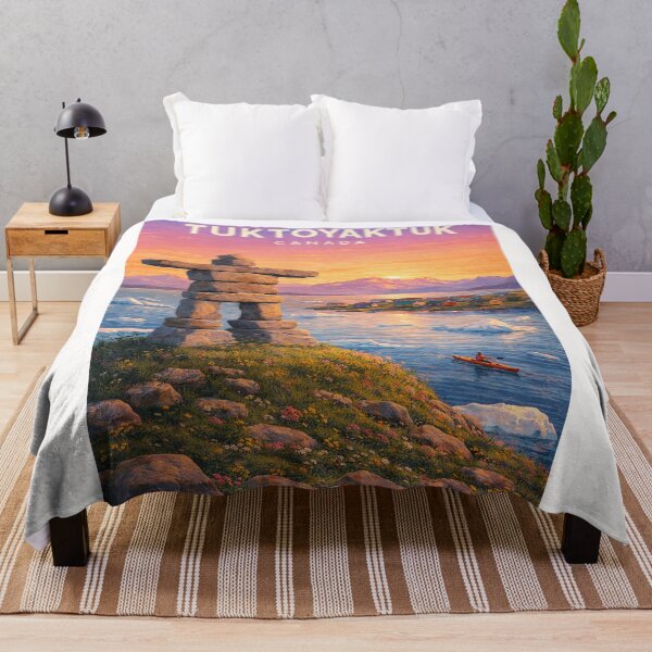 Item preview, Tuktoyaktuk Northwest Territories Arctic Ocean Inuit Landmark Canada designed and sold by Places On Earth.