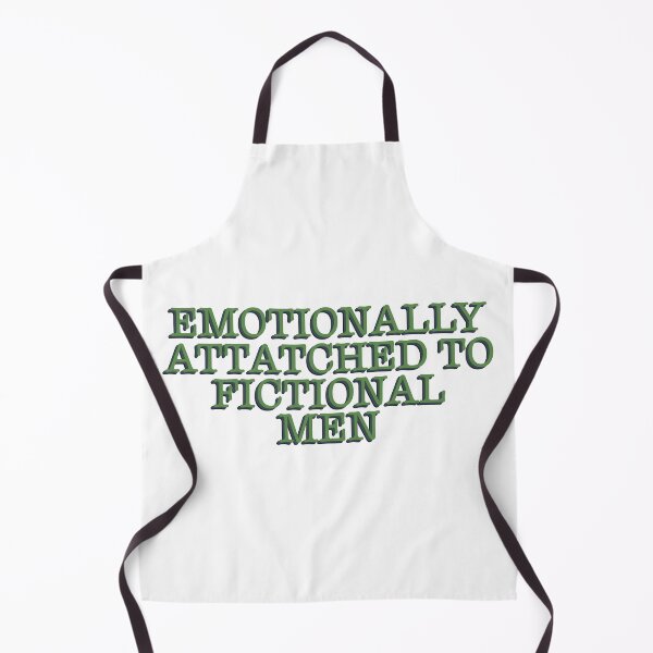 Item preview, Emotionally Attatched To Fictional Men Funny Bookish Reader Quote Typography Sticker designed and sold by averyspecialrodent.
