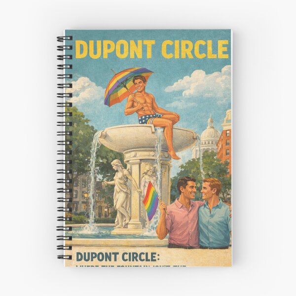 Item preview, Dupont Circle Washington DC Historic Fountain and Embassy Row designed and sold by Places On Earth.
