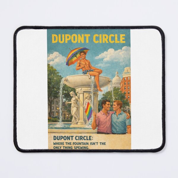 Item preview, Dupont Circle Washington DC Historic Fountain and Embassy Row designed and sold by Places On Earth.