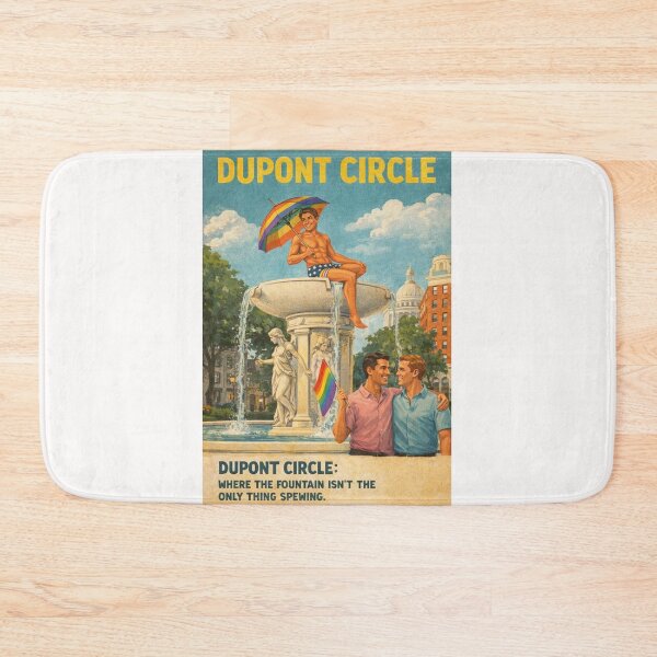 Item preview, Dupont Circle Washington DC Historic Fountain and Embassy Row designed and sold by Places On Earth.