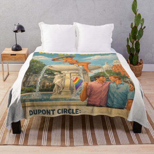 Item preview, Dupont Circle Washington DC Historic Fountain and Embassy Row designed and sold by Places On Earth.