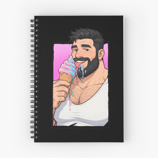Item preview, Gay Bears Love Ice Cream | Gay Bear Summer Illustration designed and sold by BrokenLabel.