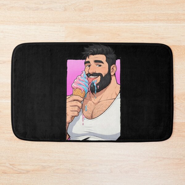 Item preview, Gay Bears Love Ice Cream | Gay Bear Summer Illustration designed and sold by BrokenLabel.
