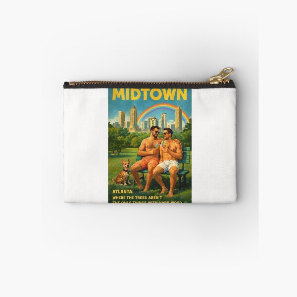 Item preview, Midtown Atlanta Piedmont Park Skyline and Peachtree Gay Street designed and sold by Places On Earth.
