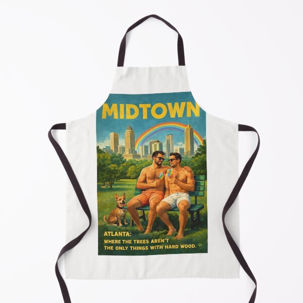 Item preview, Midtown Atlanta Piedmont Park Skyline and Peachtree Gay Street designed and sold by Places On Earth.