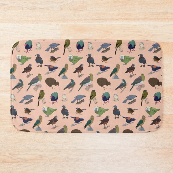 Item preview, Birds of New Zealand - Peach designed and sold by KitschClub.