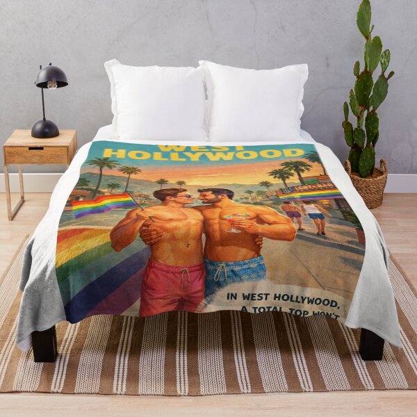 Item preview, West Hollywood California Gay Sunset Strip and Santa Monica Boulevard designed and sold by Places On Earth.