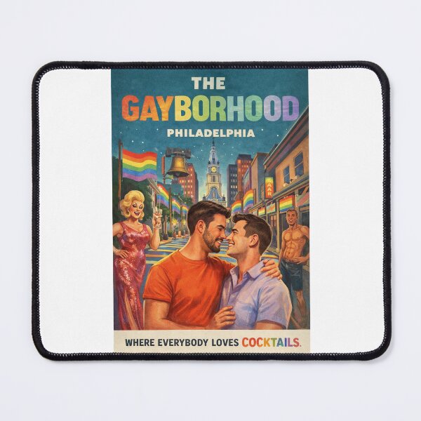 Item preview, Philadelphia Gayborhood Independence Hall and Washington Square West designed and sold by Places On Earth.