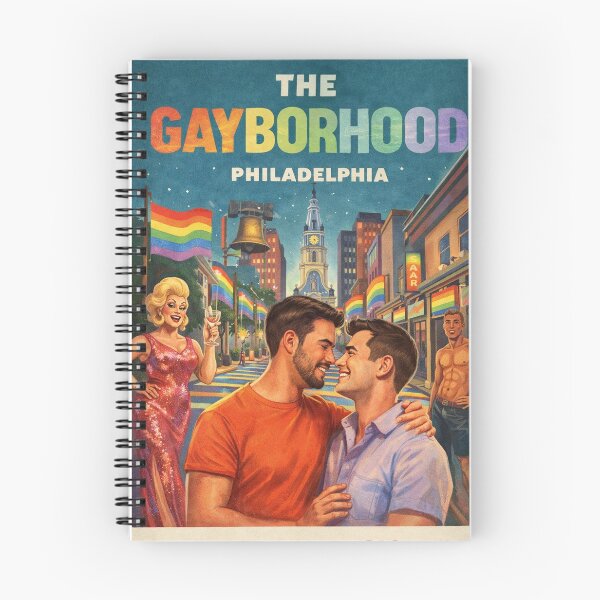 Item preview, Philadelphia Gayborhood Independence Hall and Washington Square West designed and sold by Places On Earth.