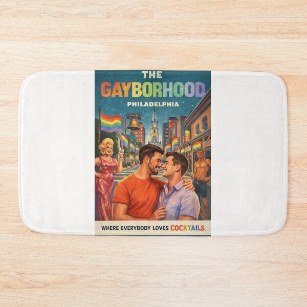 Item preview, Philadelphia Gayborhood Independence Hall and Washington Square West designed and sold by Places On Earth.