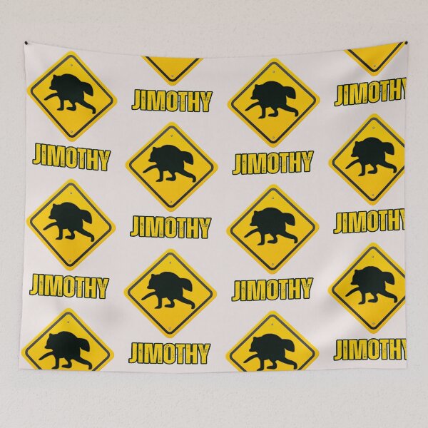 Item preview, Jimothy the Raccoon Road Sign designed and sold by erozzz.