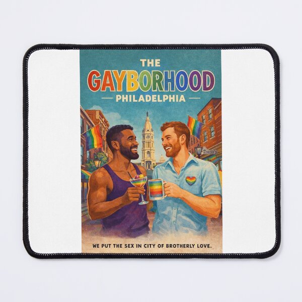 Item preview, Philadelphia Gayborhood Center City and Washington Square West Streets designed and sold by Places On Earth.