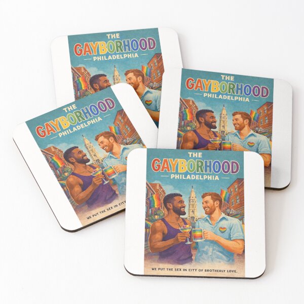 Item preview, Philadelphia Gayborhood Center City and Washington Square West Streets designed and sold by Places On Earth.