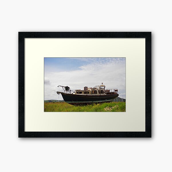 Item preview, Stranded - an old boat designed and sold by Agnes McGuinness.