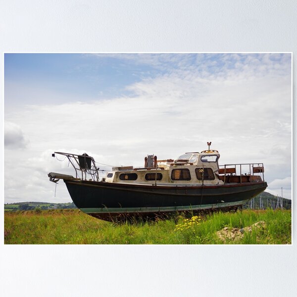 Item preview, Stranded - an old boat designed and sold by Agnes McGuinness.