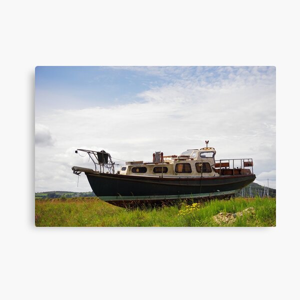 Item preview, Stranded - an old boat designed and sold by Agnes McGuinness.
