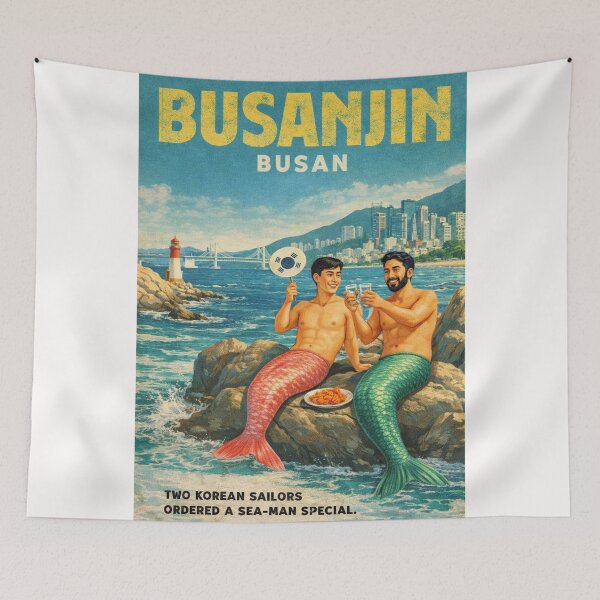 Item preview, Busanjin Busan Gwangan Bridge and Haeundae Coast South Korea designed and sold by Places On Earth.