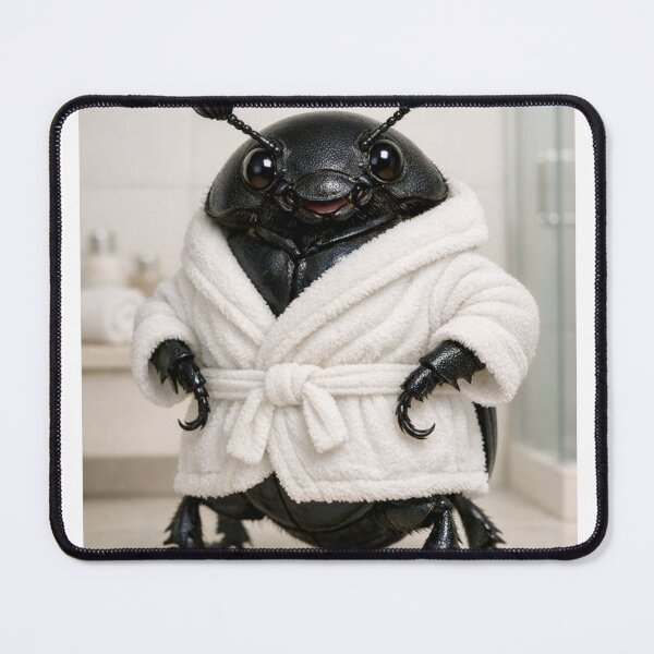 Item preview, Cozy Bathrobe Dung Beetle designed and sold by Sillytoe.