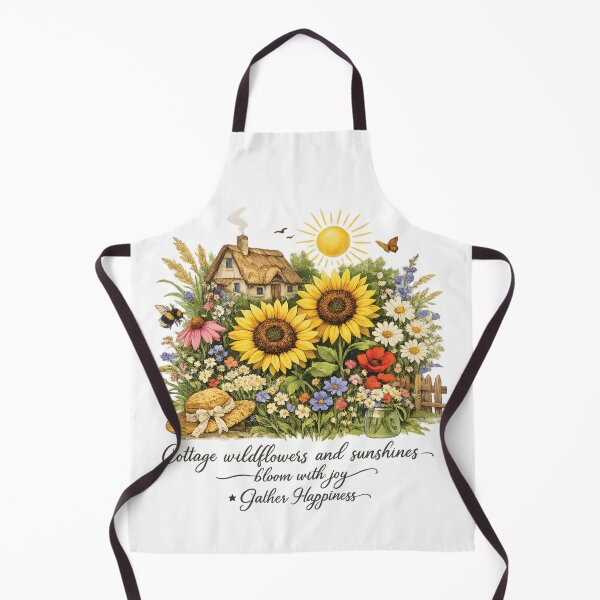 Item preview, Gather Happiness Cottagecore Wildflower Floral Art designed and sold by Mindful56.