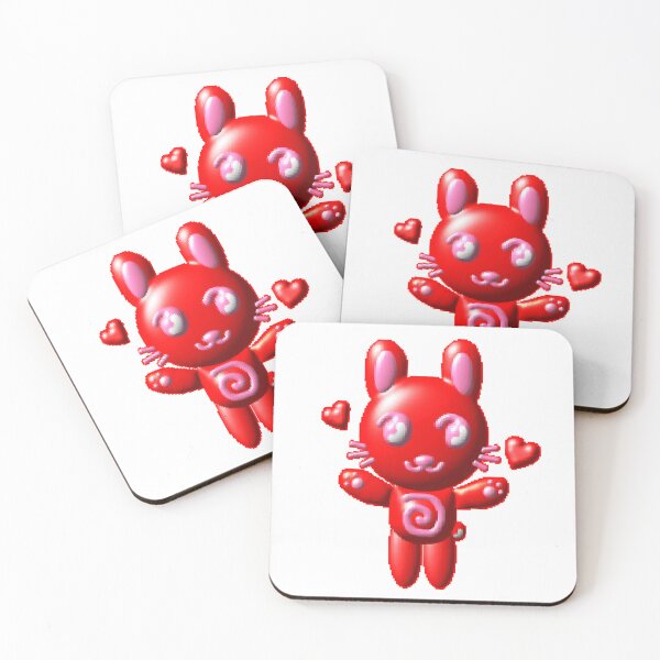 Item preview, Red Bunny Loves You! designed and sold by lightningmcfiend.
