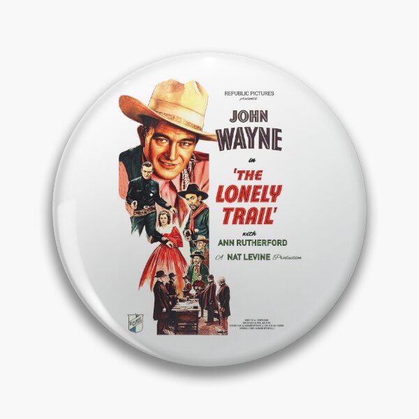 Artikelvorschau, Der einsame Pfad (1936) – Vintage-Western-Filmplakat | Gemeinfrei | John Wayne | Klassisches Retro-Design entworfen und verkauft von Mahilis.