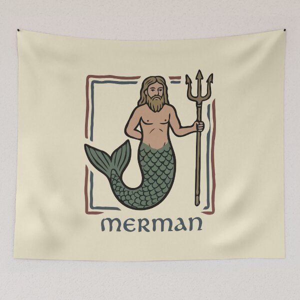 Item preview, Merman Triton Trident designed and sold by Gkinoki.