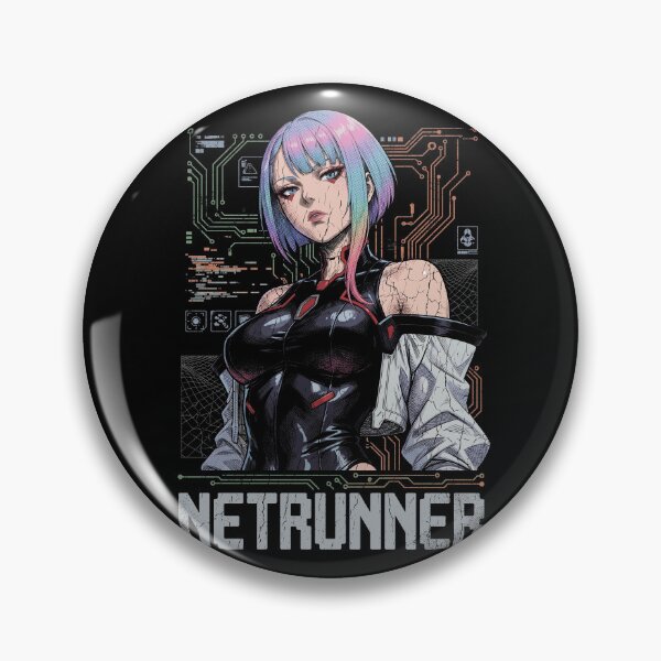 Item preview, Netrunner Lucy Vintage designed and sold by MadShroomPrints.